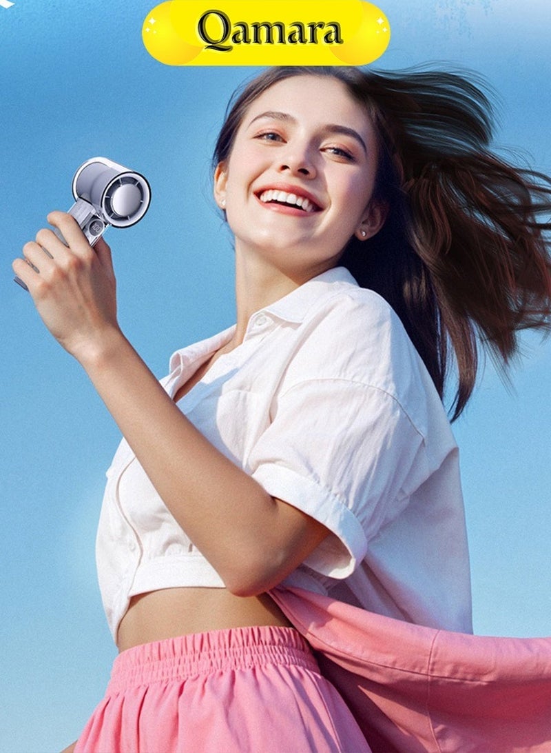 Qamara Portable Ice Cooling Fan, 3000mAh Long Battery Life with Type-C Fast Charge for Outdoor and Office - Image 3