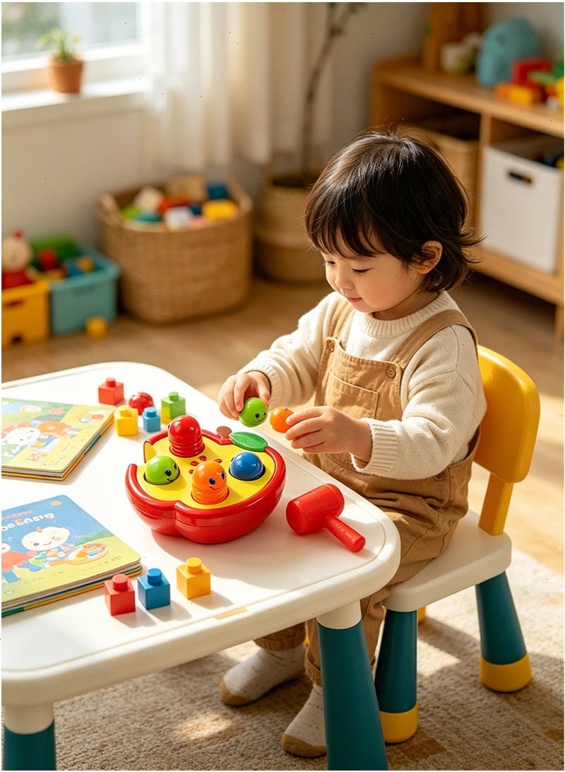 Yoawllty Kids Toys, Musical Whack-A-Mole Toy for Toddlers - Happy Cherry Percussion Play with 4 Keys , Fine Motor Skills Learning Game (1-5 Years) - Image 5