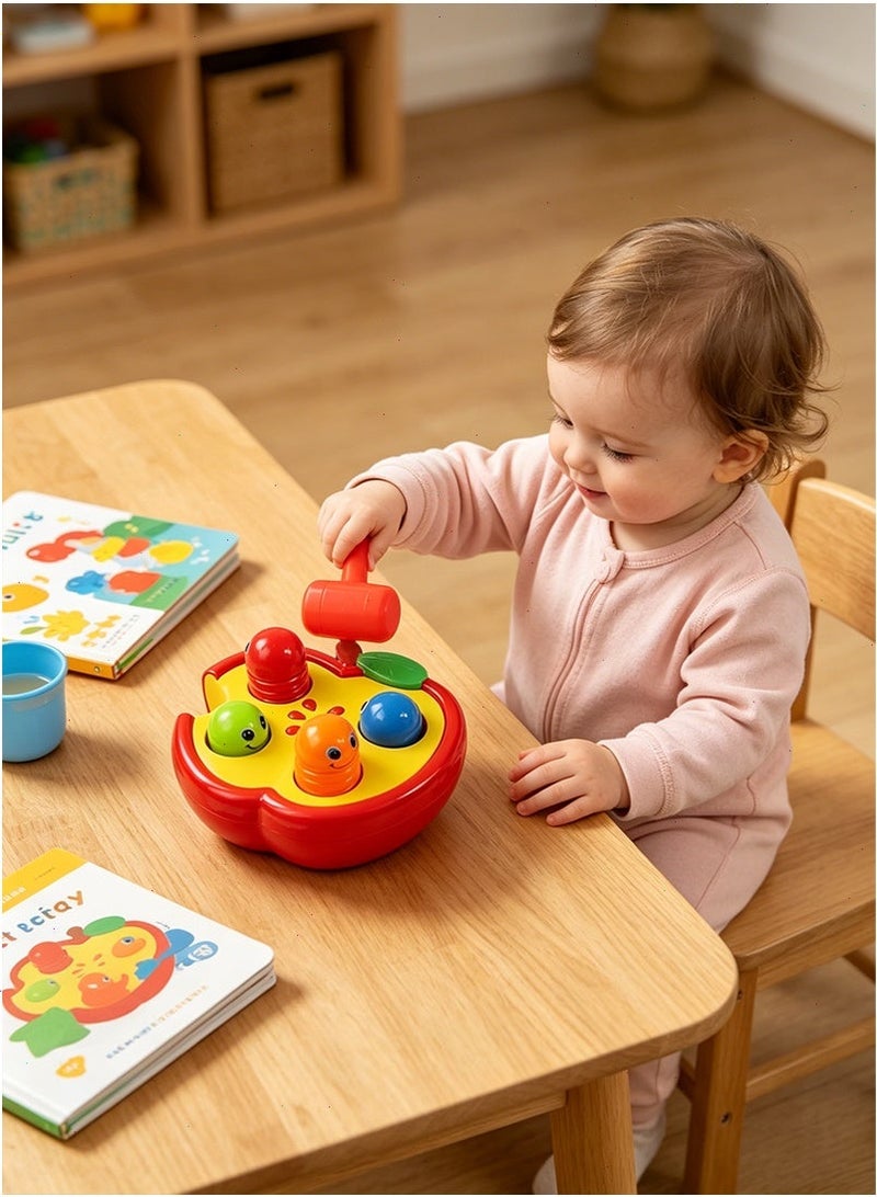 Yoawllty Kids Toys, Musical Whack-A-Mole Toy for Toddlers - Happy Cherry Percussion Play with 4 Keys , Fine Motor Skills Learning Game (1-5 Years) - Image 2