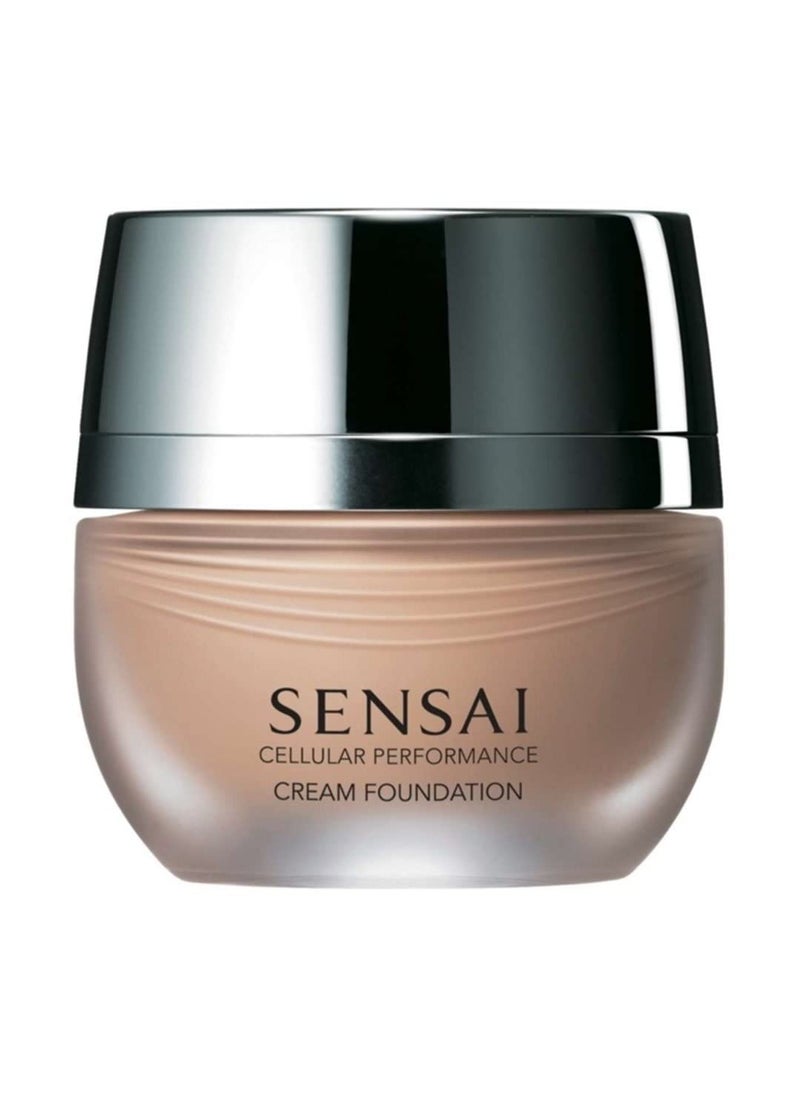 Kanebo - Kanebo Sensai Cellular Performance Cream Foundation Number CF23, Almond Beige 30 ml - Image 1