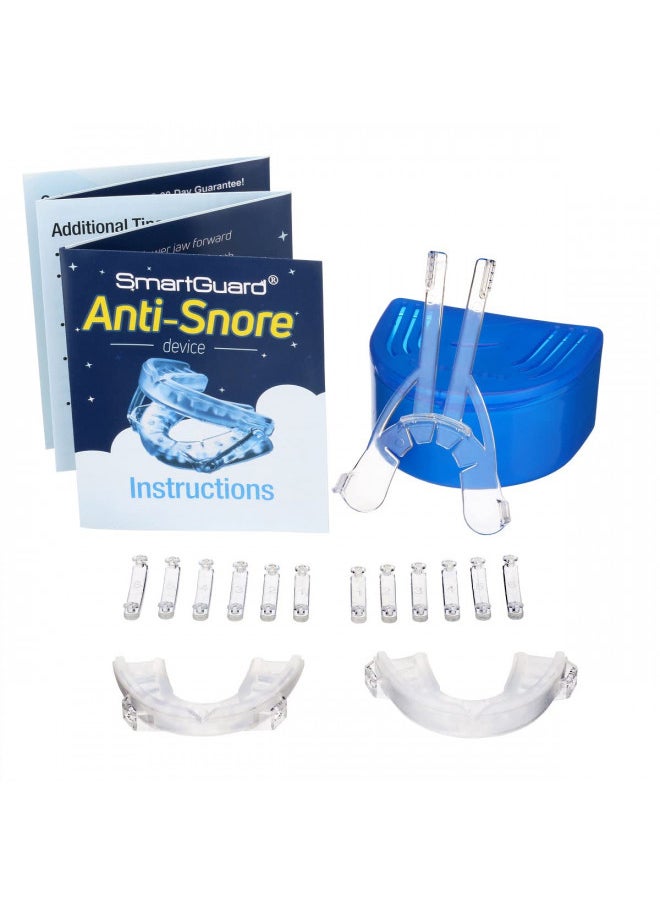 SmartGuard - Anti-Snore Device by SmartGuard. New Customizable Snore Reducing Mouthpiece Reduce Snoring Aid for Men and Women Most Comfortable and Adjustable Oral Appliance - Holds Jaw Forward to Open Airway - Image 1