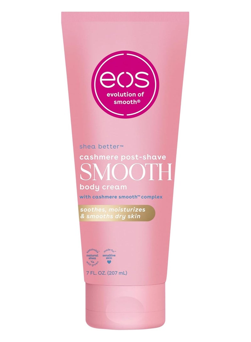 eos Cashmere Skin Collection Post-Shave Smooth Body Cream- Vanilla Cashmere Scented, 72-Hour Hydration, 207ml - Image 1