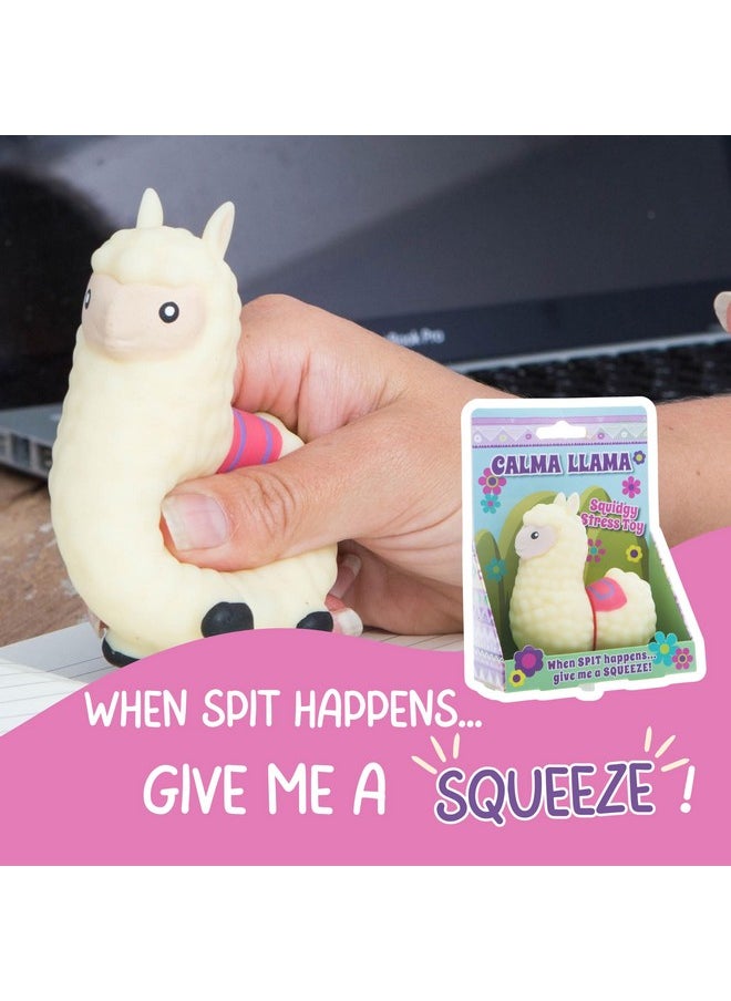 Boxer Gifts - Calma Llama Stress Relief Toy | Unique Stress Balls For Adults & Teenagers - Animal Squishy Fidget Toys For Anxiety - Cool Desk Accessories | Cute Stocking Stuffer Llama Gifts - Image 1