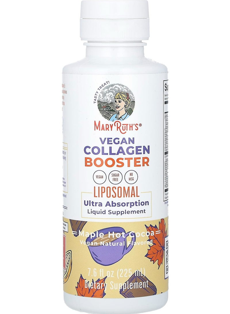 Vegan Collagen Booster Liposomal, Maple Hot Cocoa, 7.6 fl oz (225 ml)
