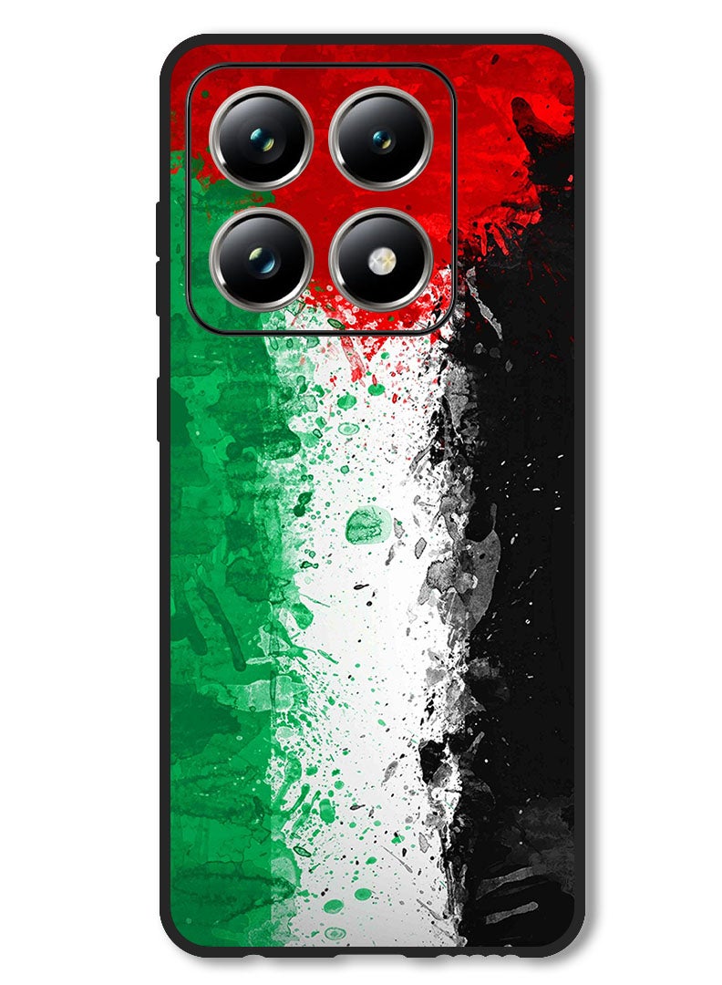 Theodor Case Compatible with Xiaomi 14T Pro Protection Shockproof Bumper Cover Palestine Flag 1 - Image 1