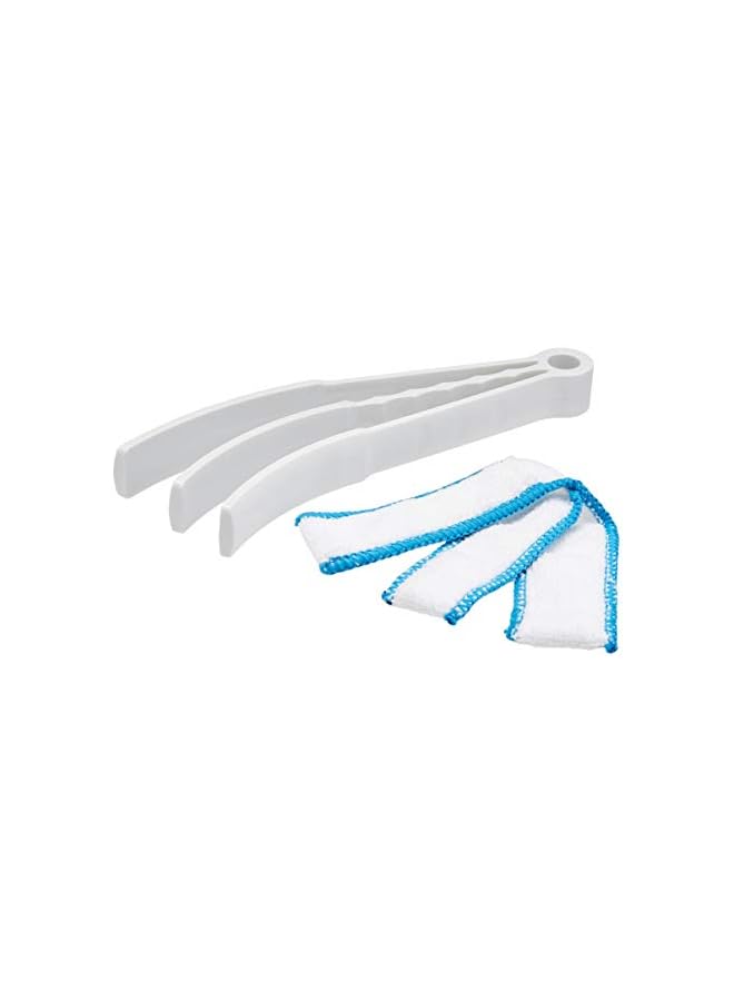 erorex Blinds Duster, Single Pack, Blue And White - Image 3