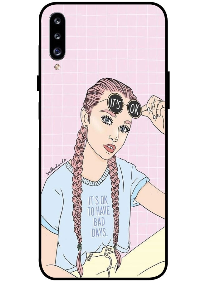 EYE CATCH Protective Case Cover For Samsung Galaxy A20s Smart Series Printed Protective Case Cover for Samsung A20s It's Ok to Have Bad Days - Image 1