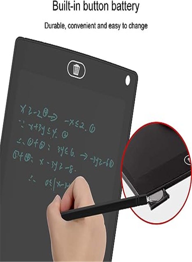 Goolsky [لوحة كتابة LCD بحجم 8.5 إنش] لوحة كتابة إلكترونية LCD بحجم 8.5 إنش | جهاز لوحي للرسم للجرافيتي، الخربشة، الكتابة الذكية | هدية مثالية، لوحة رسم صديقة للبيئة، للبالغين، [أسود] - Image 4