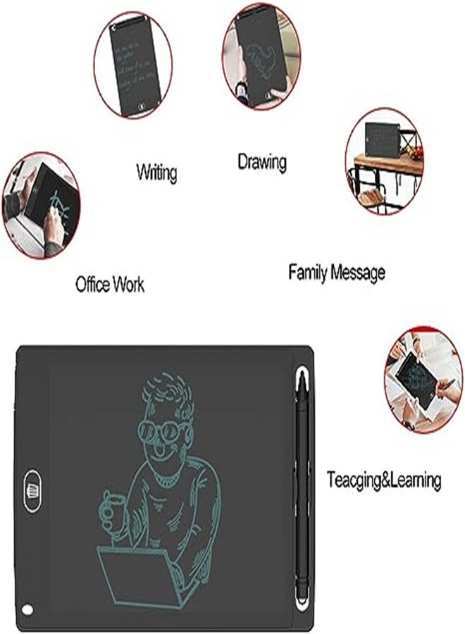 Goolsky [لوحة كتابة LCD بحجم 8.5 إنش] لوحة كتابة إلكترونية LCD بحجم 8.5 إنش | جهاز لوحي للرسم للجرافيتي، الخربشة، الكتابة الذكية | هدية مثالية، لوحة رسم صديقة للبيئة، للبالغين، [أسود] - Image 5