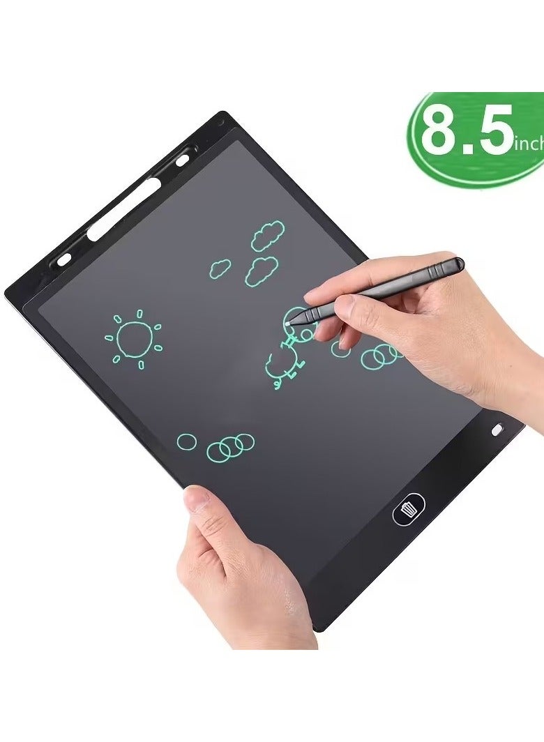 Goolsky [لوحة كتابة LCD بحجم 8.5 إنش] لوحة كتابة إلكترونية LCD بحجم 8.5 إنش | جهاز لوحي للرسم للجرافيتي، الخربشة، الكتابة الذكية | هدية مثالية، لوحة رسم صديقة للبيئة، للبالغين، [أسود] - Image 1