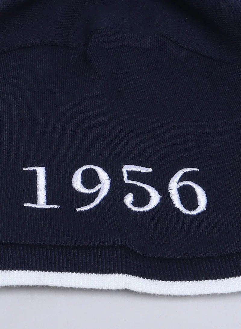 victor and jane Victor & Jane Senior Boys' Polo T-Shirt – Blue colour with Embroidered Label Detail