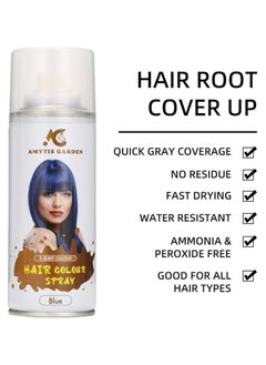 AMYTIS GARDEN Hair Colour Spray    color Blue 135ml  - Image 4