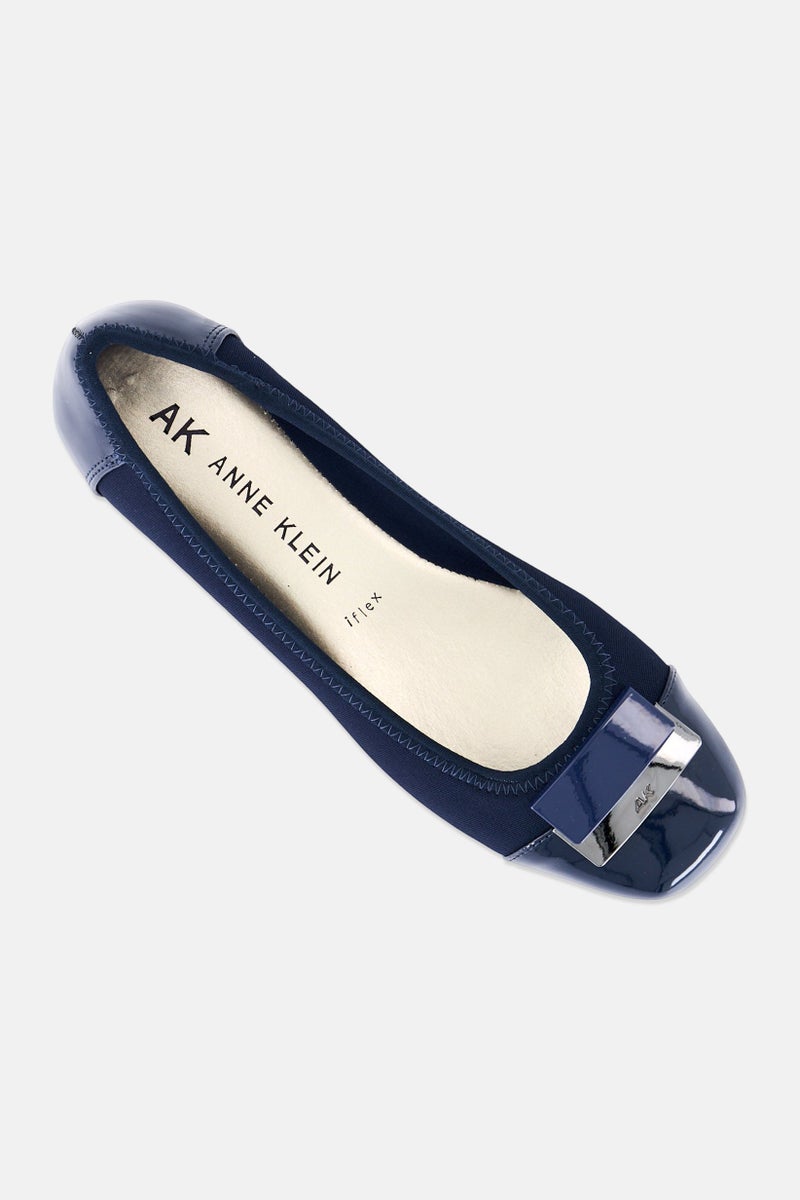 ANNE KLEIN Women Akuna2 Slip On Flats, Navy - Image 4