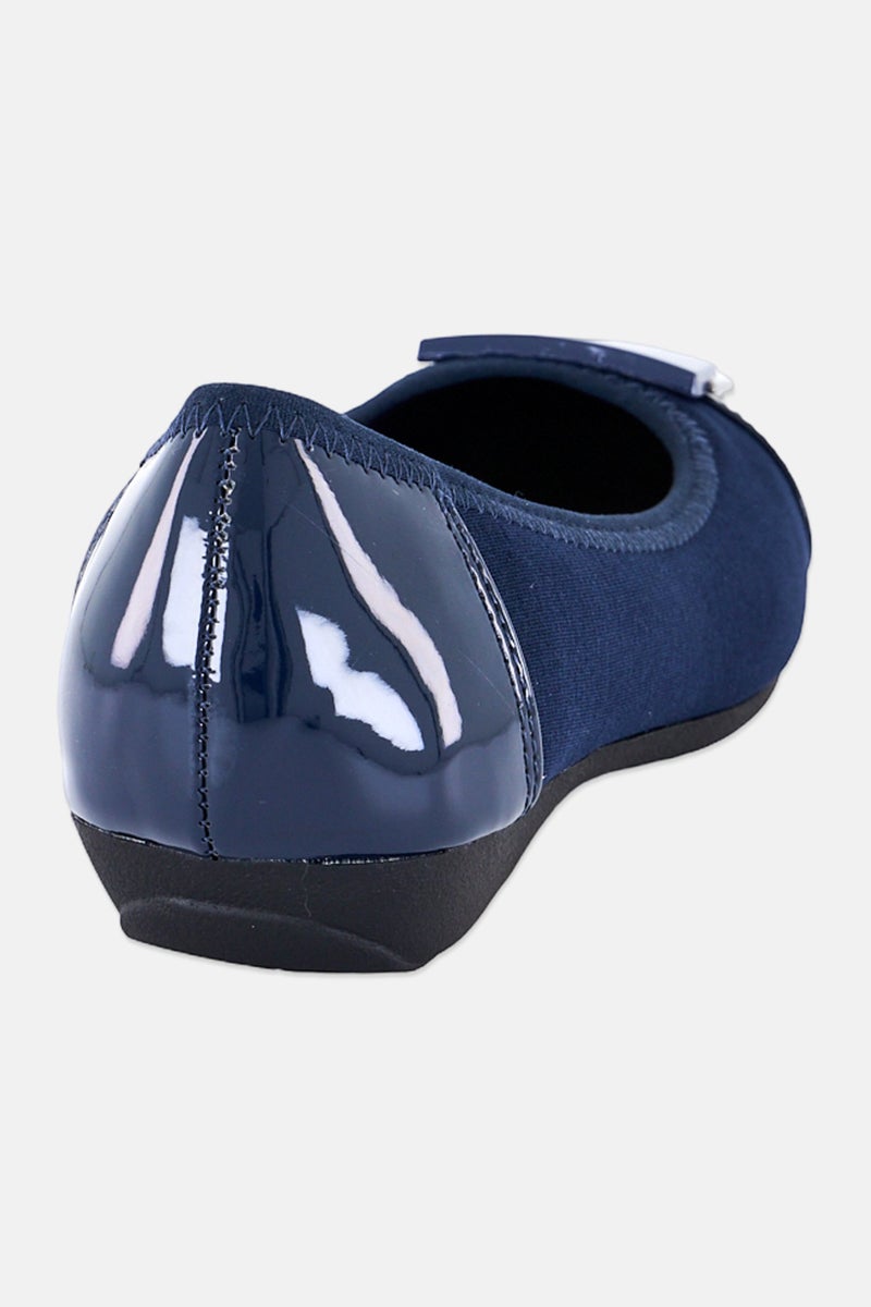 ANNE KLEIN Women Akuna2 Slip On Flats, Navy - Image 3