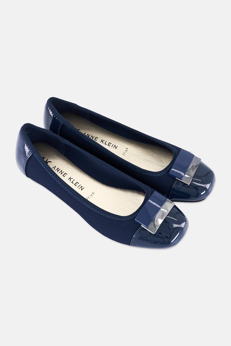 ANNE KLEIN Women Akuna2 Slip On Flats, Navy - Image 2