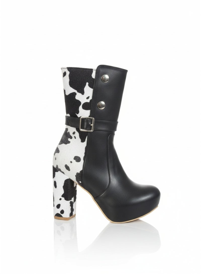 فيبراندا بوت كعب عالي بتصميم عصري جريء يجمع بين الأناقة والتميّز - Image 3