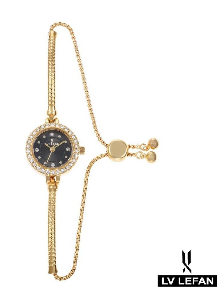 ساعه نسائيه من لف ليفان جديده وجذابه