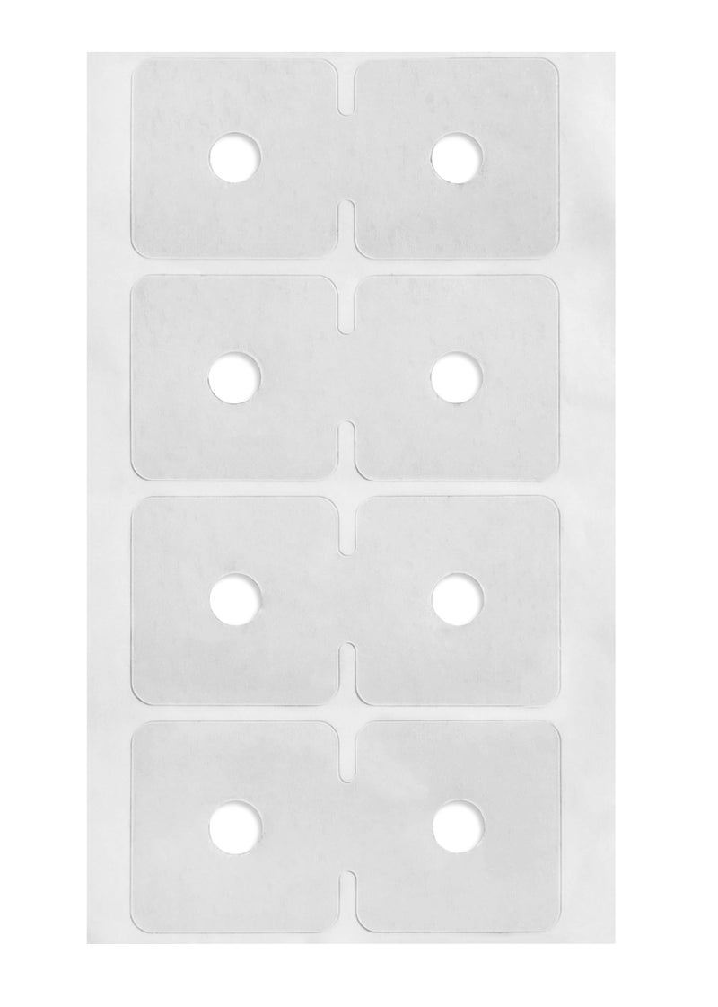 Banner Ups PolyTabs - Crystal Clear BAN062 - Adhesive Grommet Alternative for Banners - Pack of 12 - Image 1