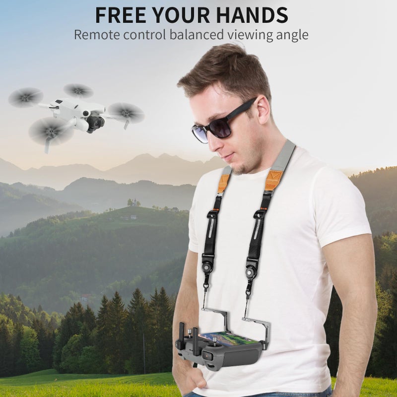 RCstyle Neck Lanyard for RC & RC 2 & RC Pro,for DJI Flip, DJI Air 3S/Air 3, Mini 4 Pro, 2S, Mini 3/3 Pro Portable Lanyard Remote Control Neck Strap,Safe and Comfort - Image 2
