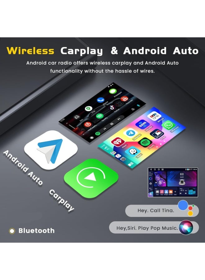 Lenovo 10 Inch 2K Android Car Stereo 4GB RAM 64GB ROM Support Apple Carplay Android Auto Wireless Bluetooth USB Video Audio Playback High Definition Screen - Image 3