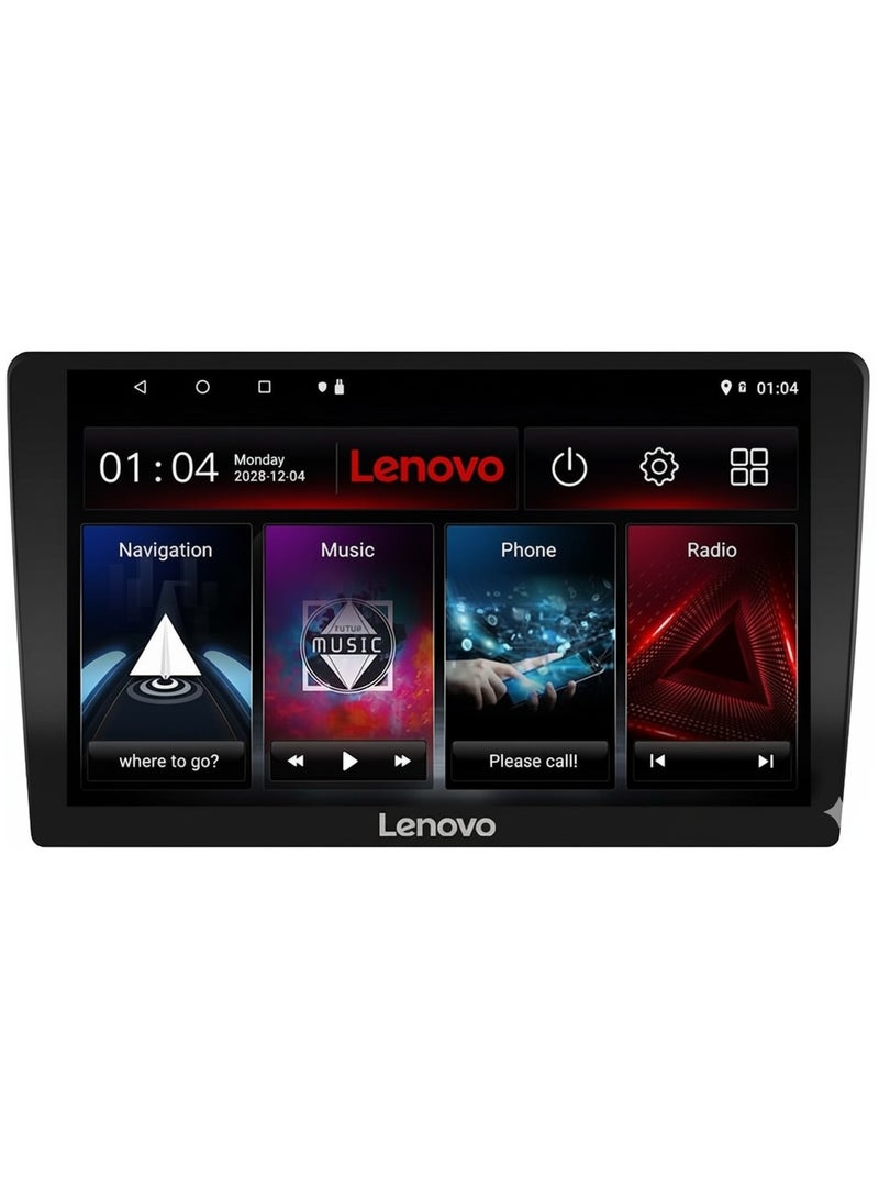 Lenovo 10 Inch 2K Android Car Stereo 4GB RAM 64GB ROM Support Apple Carplay Android Auto Wireless Bluetooth USB Video Audio Playback High Definition Screen - Image 1