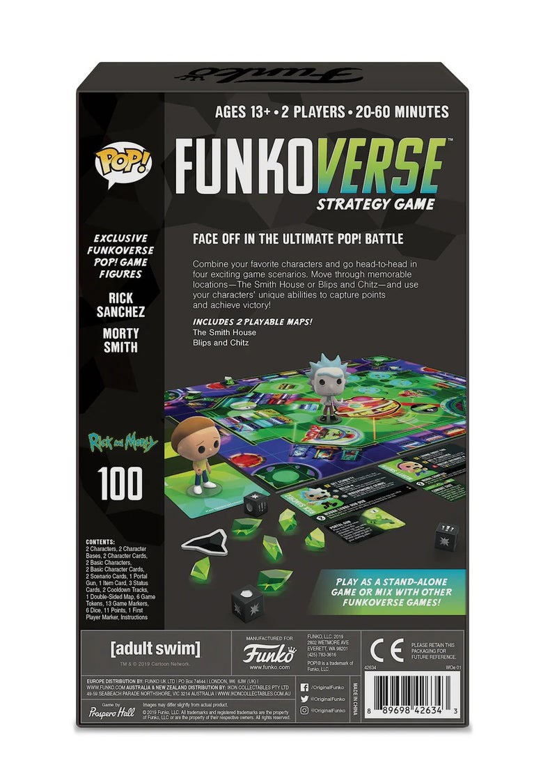 FunkoVerse Strategy Game – Rick & Morty 2‑Pack with Exclusive Pop! Figures - Image 4