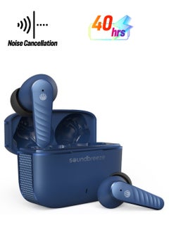 Soundbreeze SEEKEN Soundbreeze Wireless Bluetooth Earbuds - Blue | 40 Hours Playtime | Compatible with iPhone and Samsung | Premium Design | High-Quality.  - Image 1