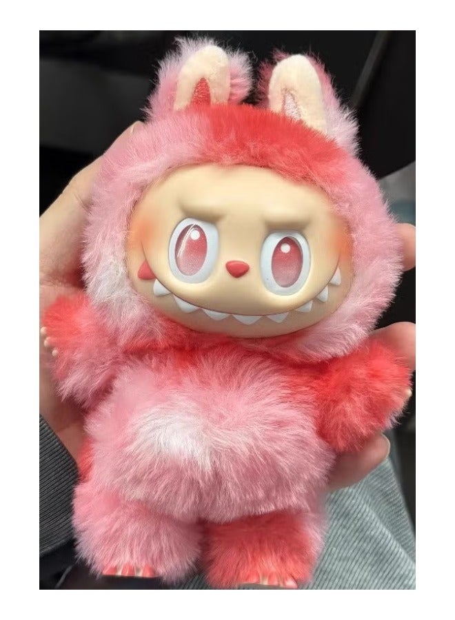 Labubu THE MONSTERS Bigmo Energy Plush Keychain Figure red - Image 3