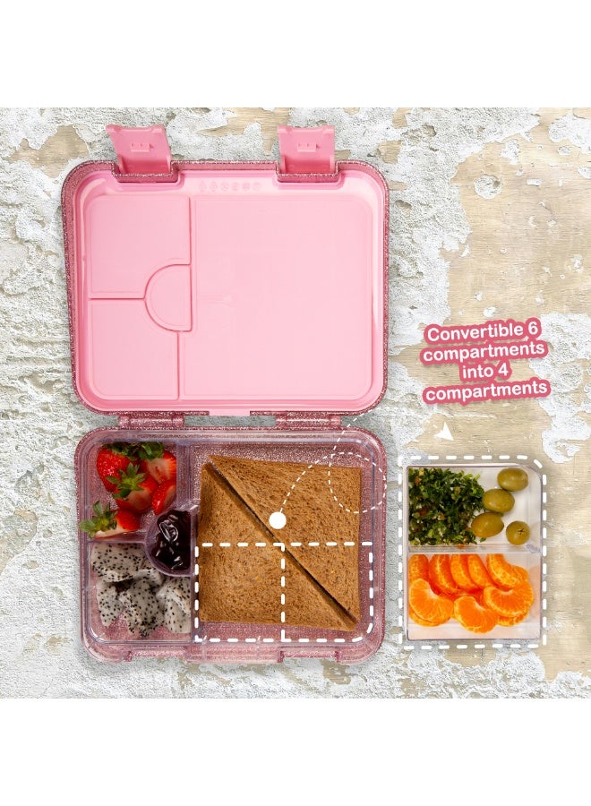 HYDROBREW Sparkle Series Bento Lunch Box - Blush - Image 3