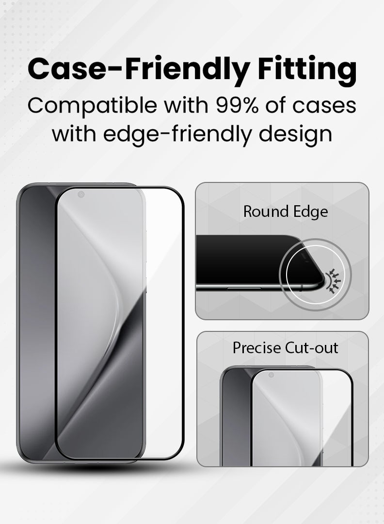 MUDISO Screen Protector For Huawei Pura 70 Pro 6.8 Inch 9H Hardness Tempered Glass Film, Bubble Free Easy Installation, Full Coverage, Anti Scratch And Touch Sensitive - Image 5