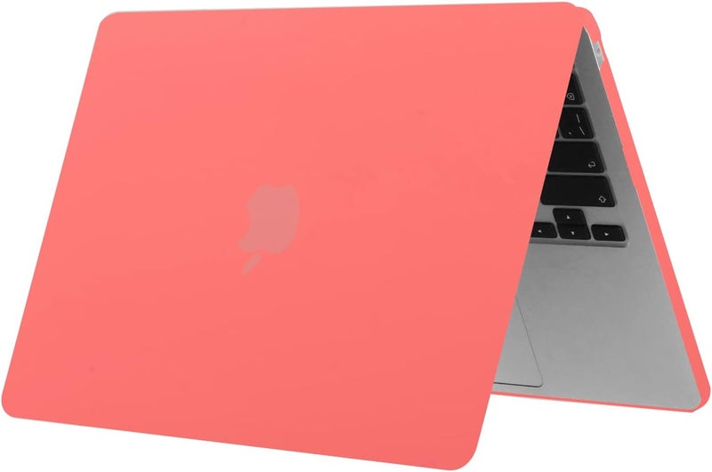 Se7enline Compatible with 13.6 inch MacBook Air M2 M3 2024 2023 2022 Case for Mac Air 13-inch A2681/A3113 M2 M3 Laptop Protective Hard Shell Case with Keyboard Cover Skin(UK Layout),Living Coral - Image 5