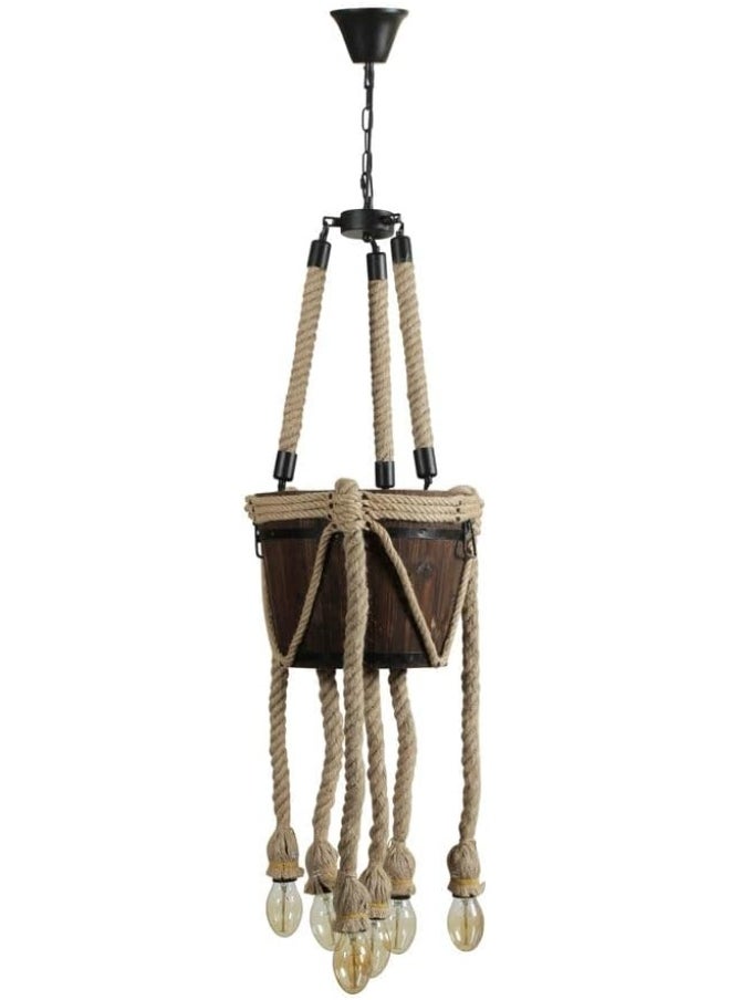 Generic Chandelier Vintage style pendant lamp which offers beautiful ambient lighting.  - Image 1