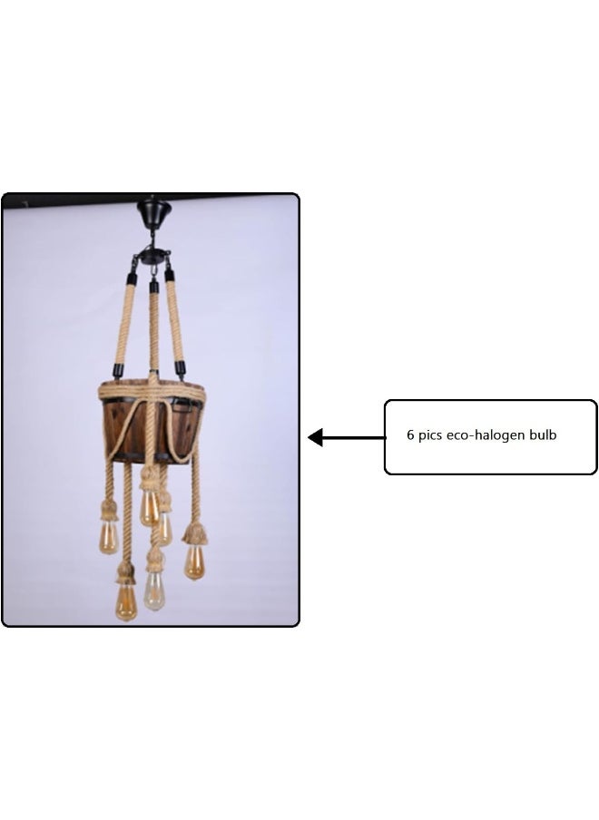 Generic Chandelier Vintage style pendant lamp which offers beautiful ambient lighting.  - Image 3