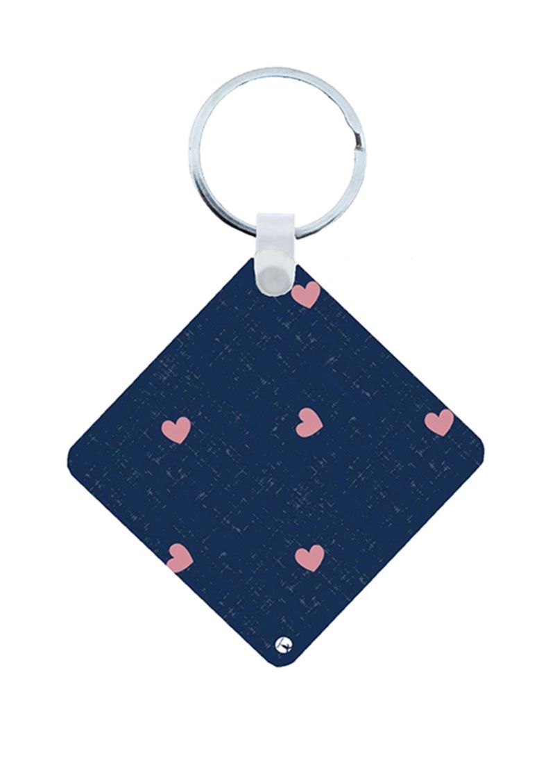 RKN Hearts Wooden Keychain