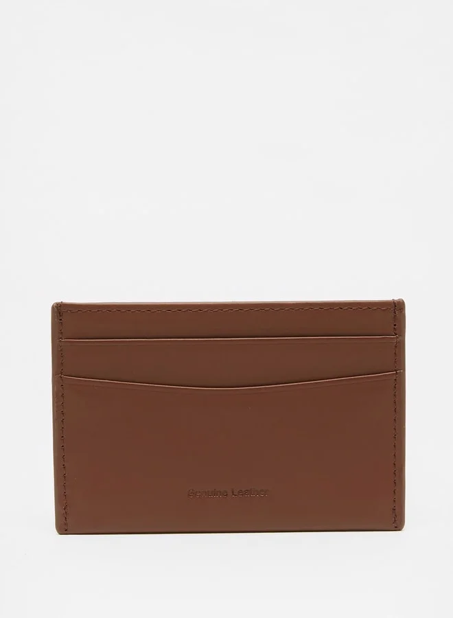 DUCHINI BROWN Solid Card Holder for Men | Best Price UAE