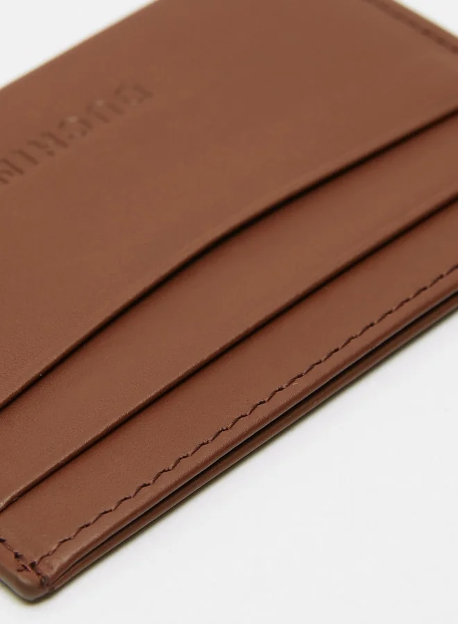 DUCHINI BROWN Solid Card Holder for Men | Best Price UAE