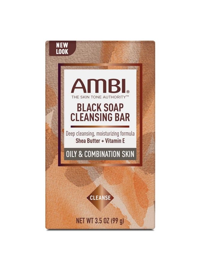ambi Skincare Black Soap With Shea Butter 3.5 Oz. - Image 1