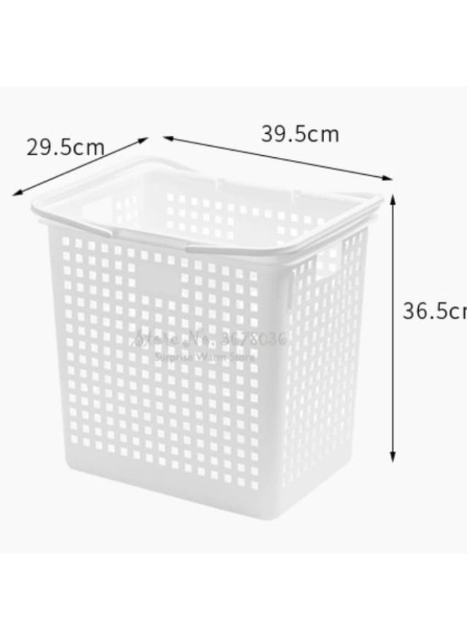 Plastic Laundry Basket Super Load-Bearing Dirty Clothes Basket Multi Layer Mbined Type Toy Storage Basket With Pulley