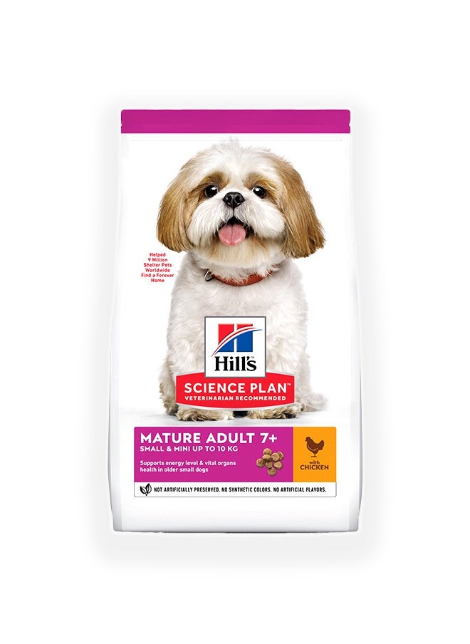 Hill's Small And Mini Mature Adult 7+ With Chicken - 3 KG  - Image 1