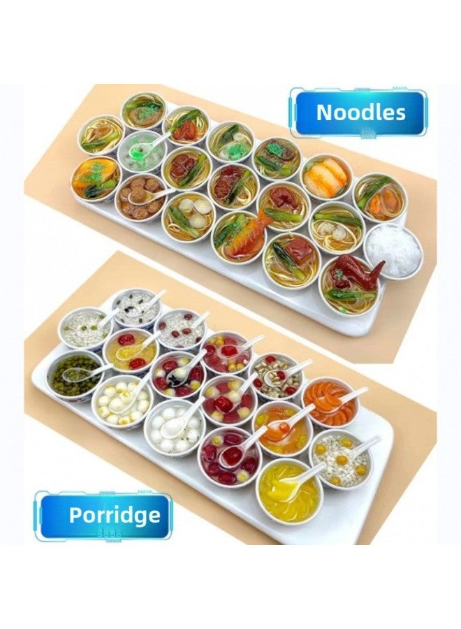 Play House Simulation Food Net Red Children's Toys Food Play Vegetables Noodles Diy Model Kindergarten Dessert House Materials