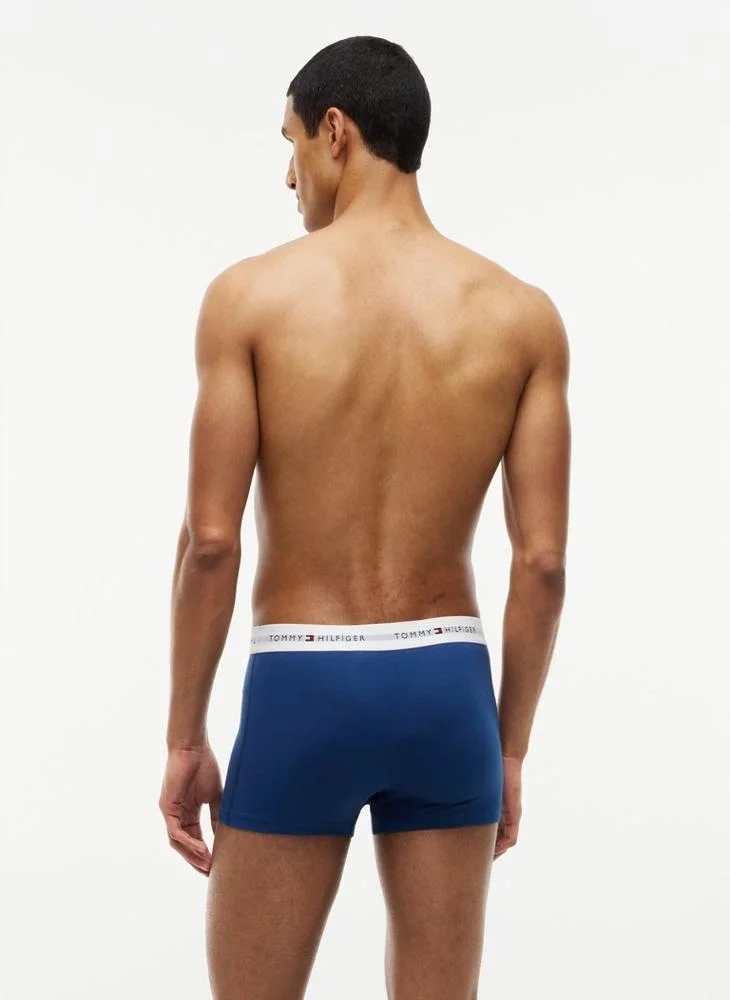 Tommy Hilfiger  3-Pack Signature Logo Waistband Trunks for Men | Best Price UAE