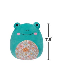 Squishmallows 7.5 بوصة ضفدع روبرت البامبو الصغير باللون الأكوابي ببطون مزهرة مرخص رسميًا من كيلي توي لعبة دمى ملونة ناعمة هدية للأطفال البنات والأولاد قابلة للغسل والضغط لعبة ممتعة لجميع الأعمار  - Image 5