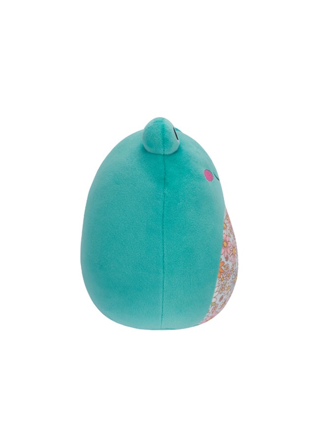Squishmallows 7.5 inch Little Plush Robert Aqua Frog with Floral Belly Officially Licensed Kellytoy Plush Toy Colorful Soft Gift for Kids Girls & Boys Washable Squishy Stuff Toy Multicolor All Age  - Image 3