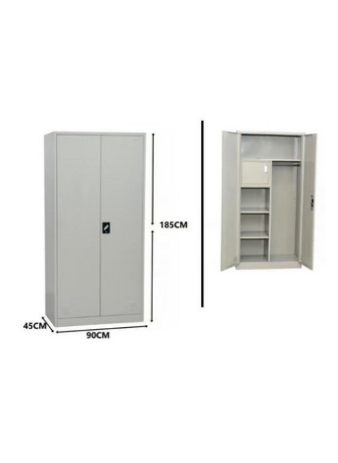 2 Door Steel Cabinet With Locker Grey Color - pzsku/ZC2F73A942E7EF96B3DEEZ/45/_/1716473001/6340b39b-7d5f-4eb3-9c0a-ce8eb4e6a12a