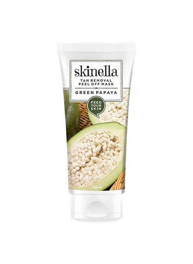 skinella - Tan Removal Peel Of Mask Green Papaya 100Gm - Image 1