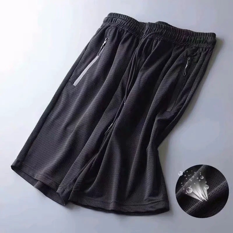 Summer Mens Lightweight Basketball Shorts Black  - Image 4