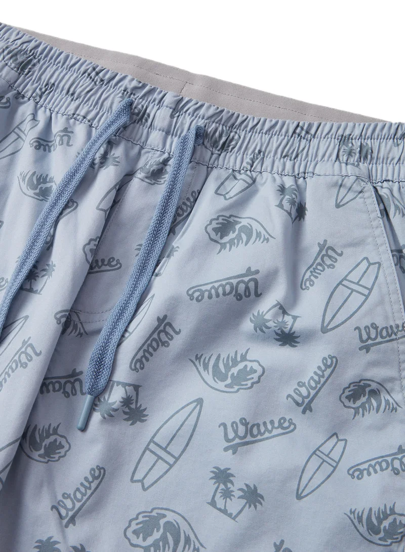 GIORDANO Men's Cotton Twill Bermuda Shorts: Slim Fit, Elastic Waist, Ultimate Comfort