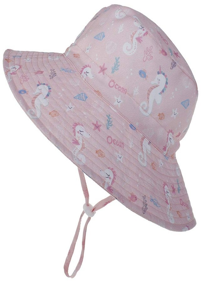 MaxNova Baby Sun Hat Toddler Summer UPF 50+ Baby Girl Bucket Hat Wide Brim Beach Hats for Baby Boys 2-7Years - Image 2