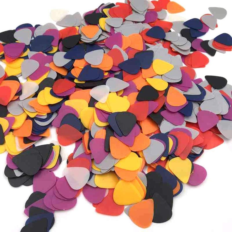 lasenersm 50 Pieces Multicolor Guitar Picks Premium Plastic Guitar Accessories Picks for Acoustic Electric Guitars Bass or Ukulele (Thickness 0.75 mm) - Image 2