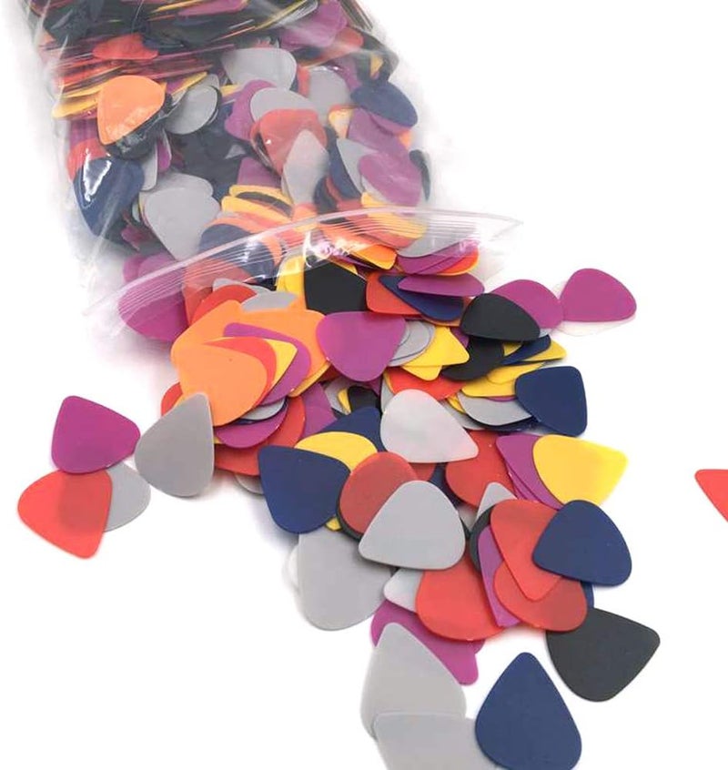 lasenersm 50 Pieces Multicolor Guitar Picks Premium Plastic Guitar Accessories Picks for Acoustic Electric Guitars Bass or Ukulele (Thickness 0.75 mm) - Image 3